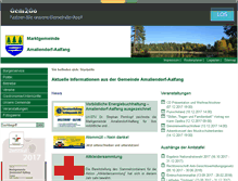 Tablet Screenshot of amaliendorf.at